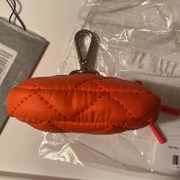 MZ Wallace Small Metro Link Pouch in Flame - Picture 10 of 15